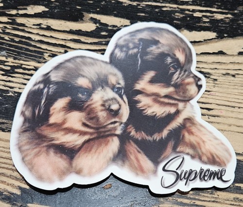 Supreme puppies sticker fw26 - puppies,