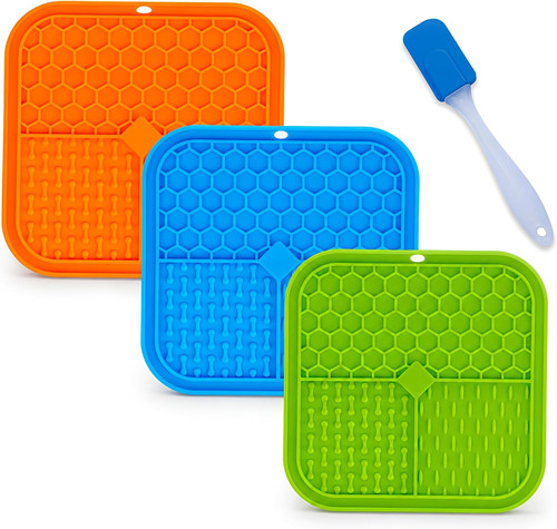 Pack dog lick mat bpa - lick, bpa-free