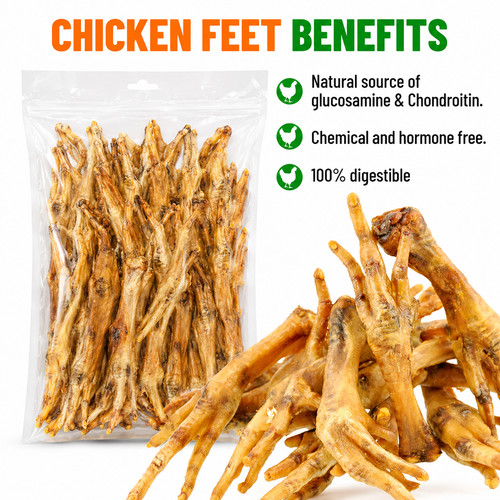 Chicken feet for dogs 1kg - feet,