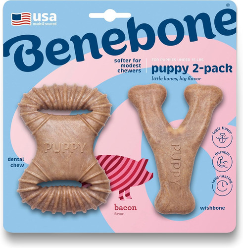 Benebone puppy tiny pack - puppy, 2-pack