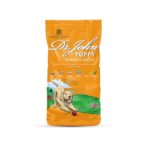John puppy dry dog food - dr,