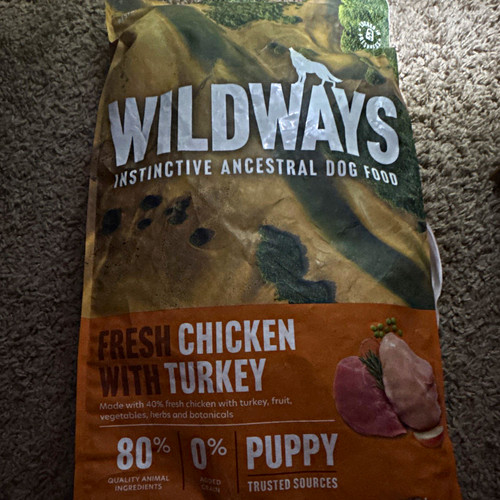 Puppy dry food - chicken, &